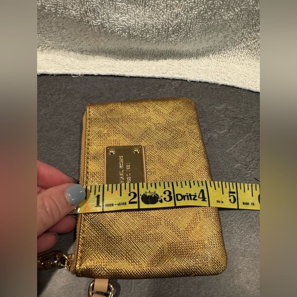 Michael Kors Gold MK Wristlet - Picture 7 of 7